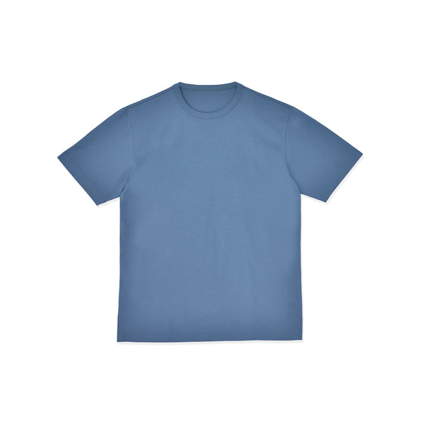 【日本製】 tシャツ メンズ 半袖 消臭 オーガニックコットン 綿100% クルーネック 無地 ミッドナイトブルー(2022-TS1-mid)
